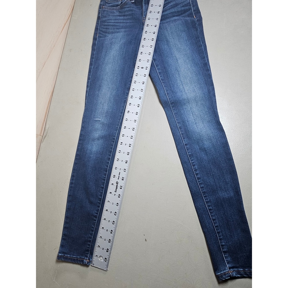 William Rast Perfect Skinny Jeans Womens 25 Dark Wash Stretch Denim Mid Rise - Picture 6 of 12